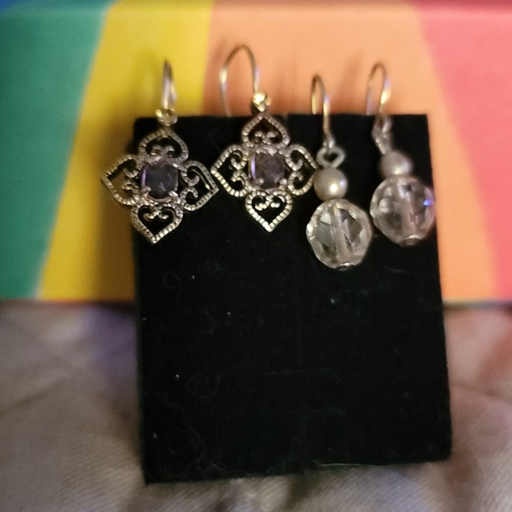 Two Pair of Earrings